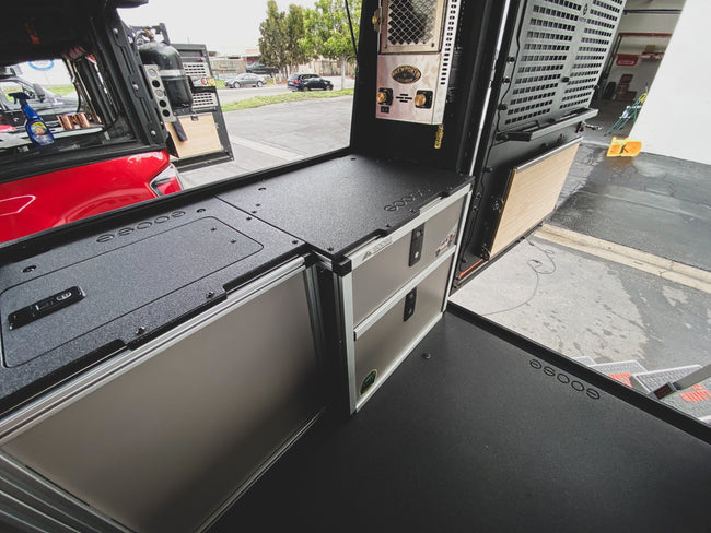 Alu-Cab Alu-Cabin Toyota Tundra 2007-2021 2nd and 2.5 Gen. - Rear Double Drawer Module