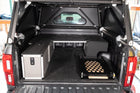 Goose Gear Camper System - Go Fast Camper - Midsize Truck - Passenger Side Package with Solo Fridge Slide - 5Ft. Bed
