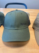 Sideline Cap in Loden with Grey Stitching