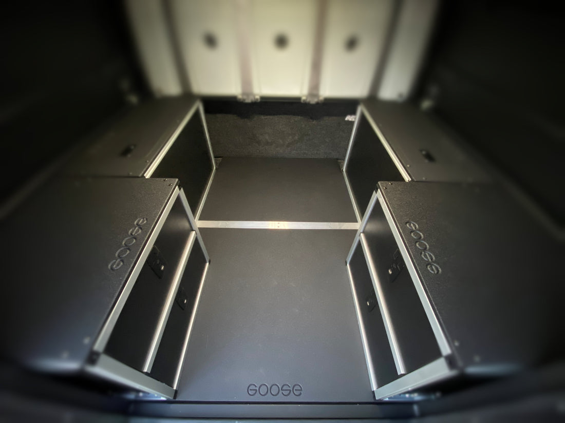 Alu-Cab Canopy Camper V2 - Chevy Colorado/GMC Canyon 2015-Present 2nd Gen. - Bed Plate System - 5' Bed