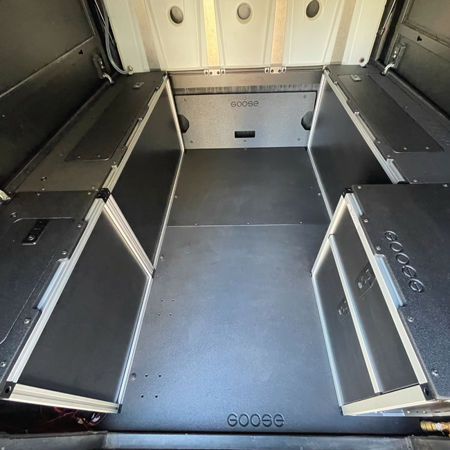 Alu-Cab Canopy Camper V2 - Ford Ranger 2019-Present 4th Gen. - Bed Plate System - 6' Bed