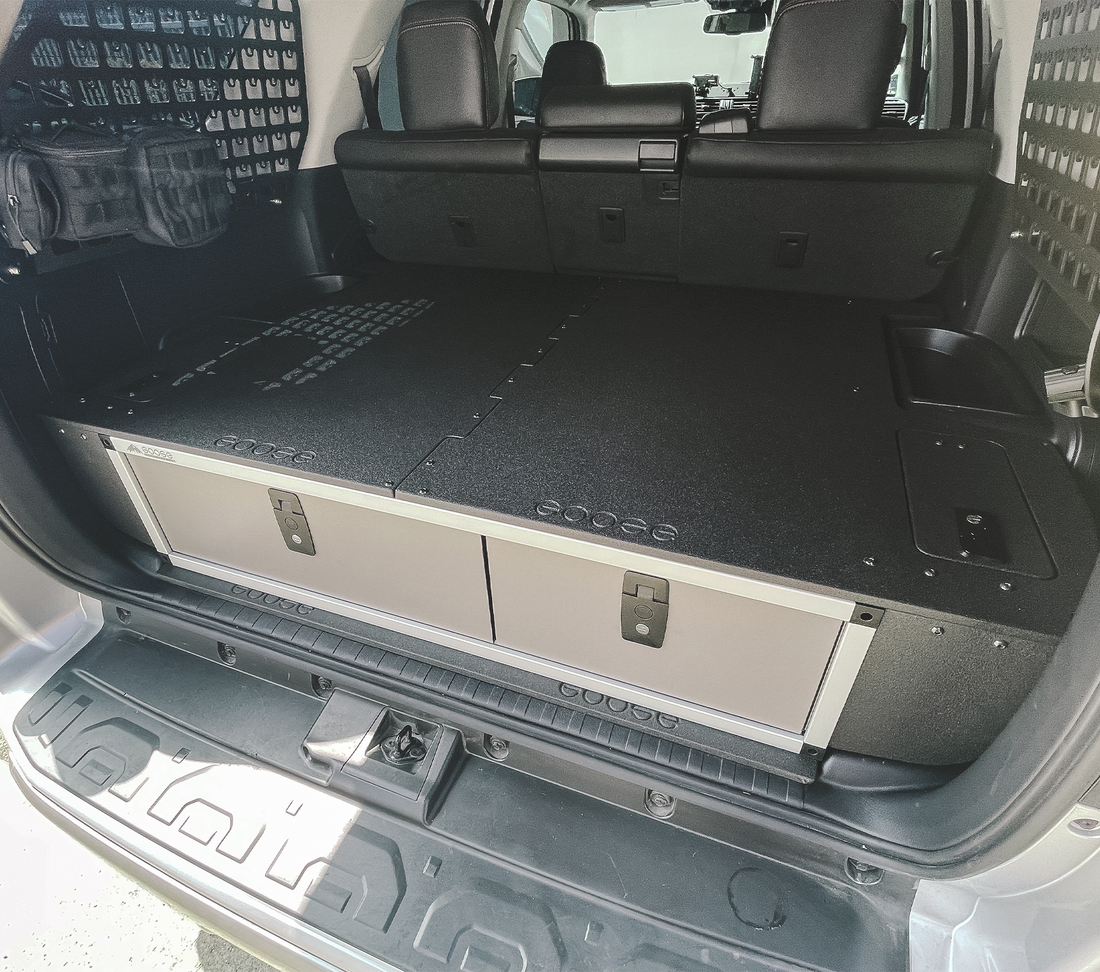 Toyota 4Runner 2010-Present 5th Gen. - Side x Side Drawer Module with Fitted Top Plate