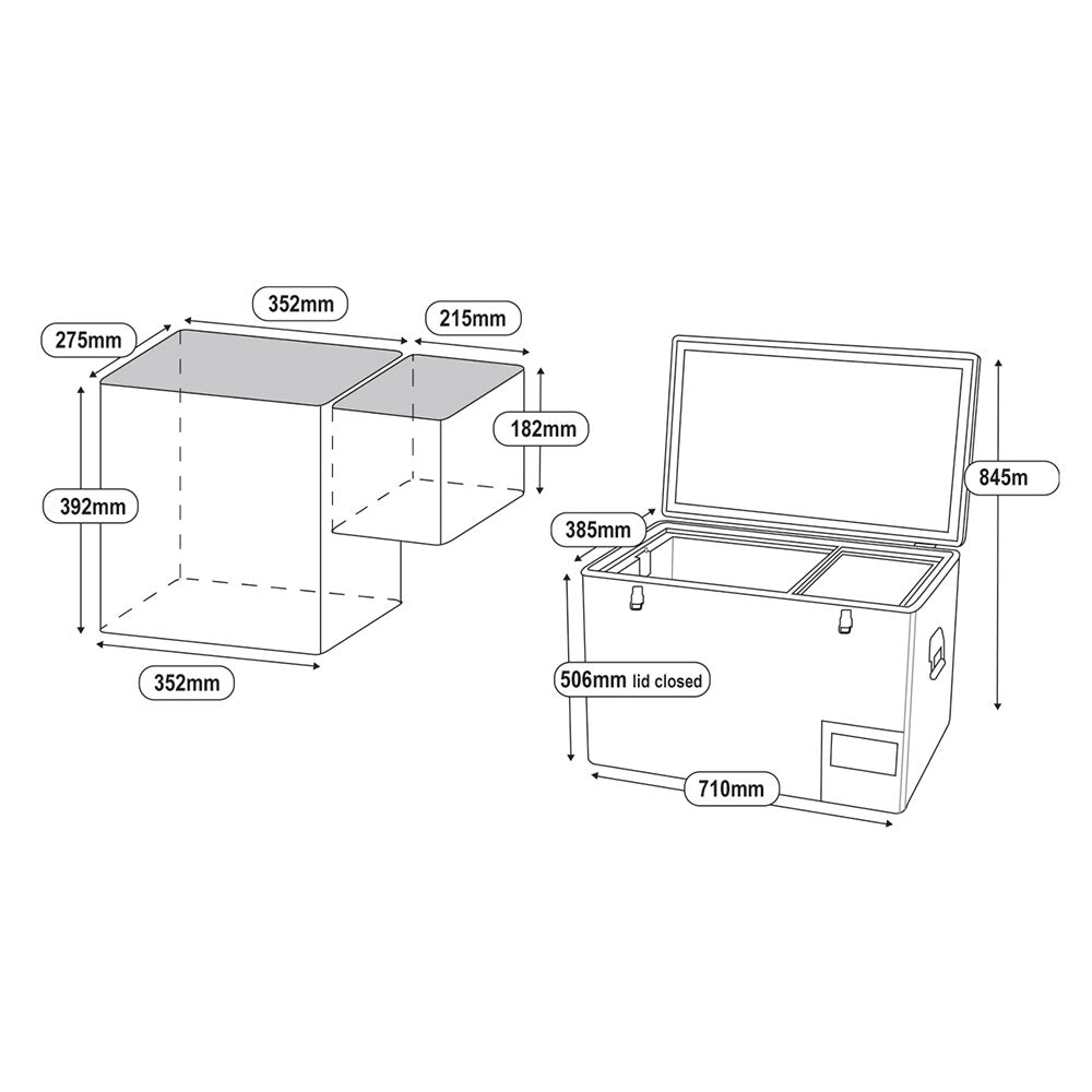 50L Legacy Fridge/Freezer