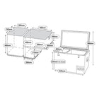 90L Legacy Smart Fridge/Freezer