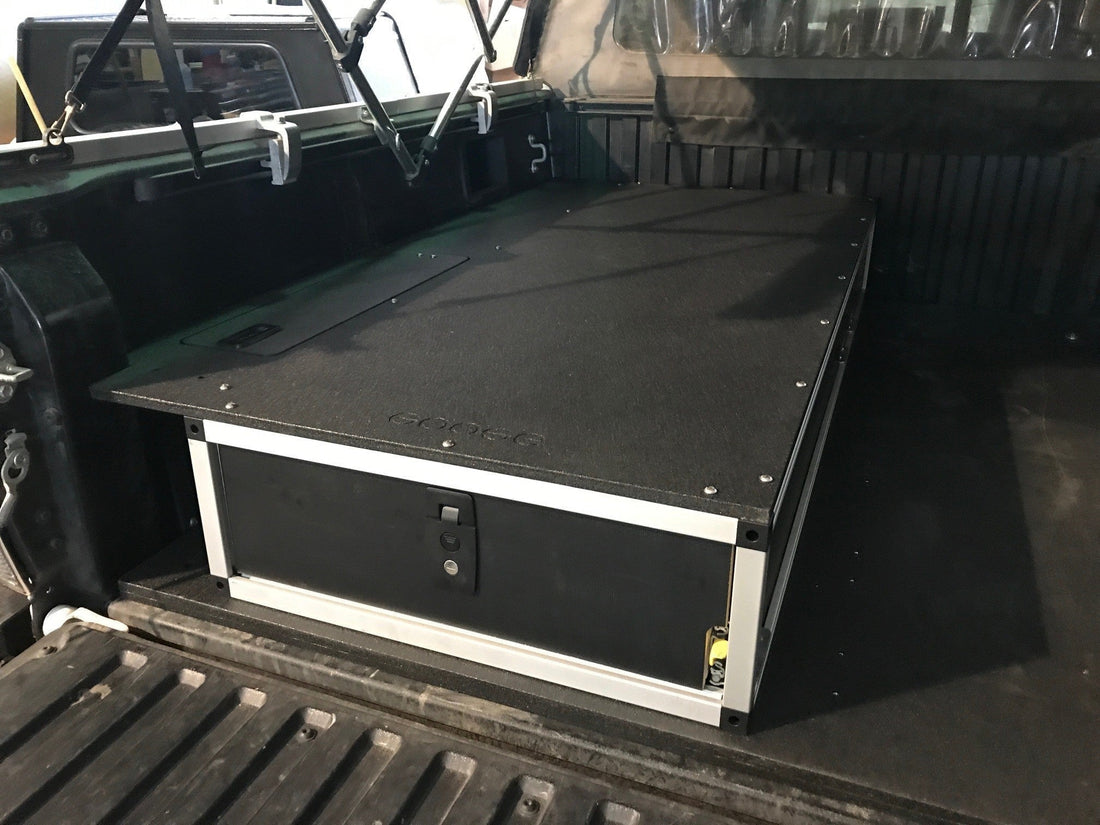 Toyota Tacoma 2005-Present 2nd and 3rd Gen. - Truck Bed Single Drawer Module - Top Plates